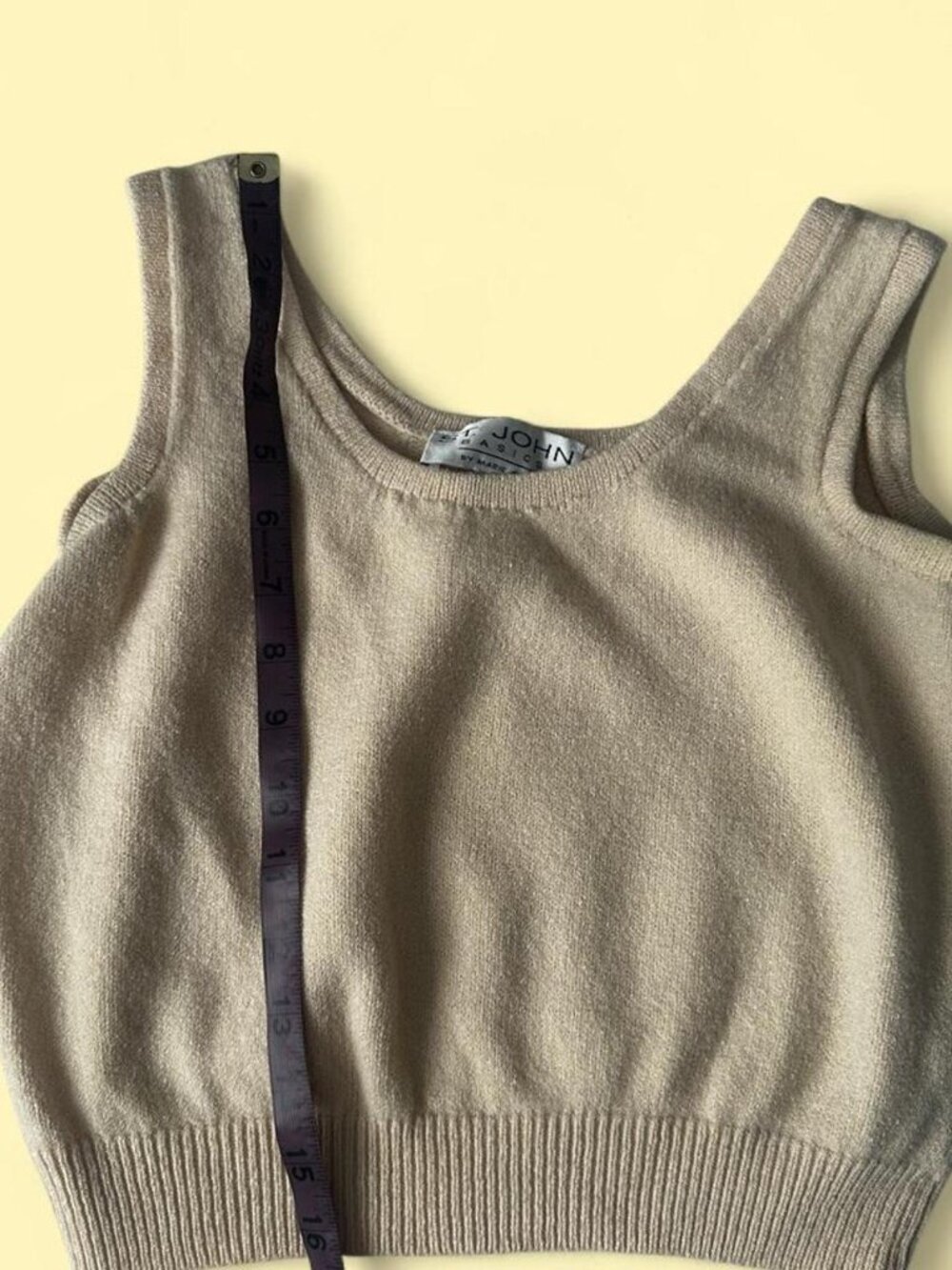Vintage Knit Crop Top - Picture 6 of 7